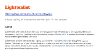 Lightwallet
https://github.com/ConsenSys/eth-lightwallet
Allows signing of transactions on the client / in the browser
 