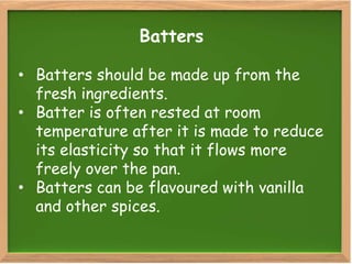 Ingredients needed in preparing desserts and sweet sauces | PPTX