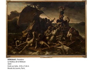 GÉRICAULT, Théodore
Le Radeau de la Méduse
1819
Huile sur toile, 4.91 x 7.16 m
Musée du Louvre, Paris
 