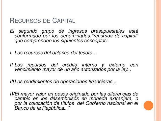 Los Recursos De Capital - creditosaiver