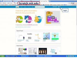 Scratch.mit.edu
login
 