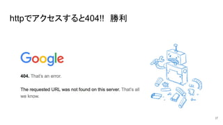 httpでアクセスすると404!!　勝利
37
 