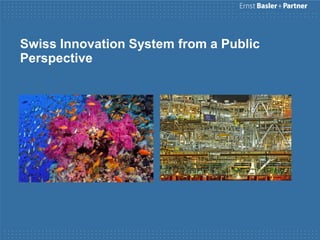 Swiss Innovation System from a Public
Perspective
 