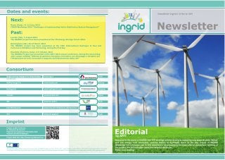 INGRID Newsletter - N°1 March 2014