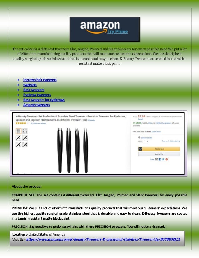 Ingrown Hair Tweezers