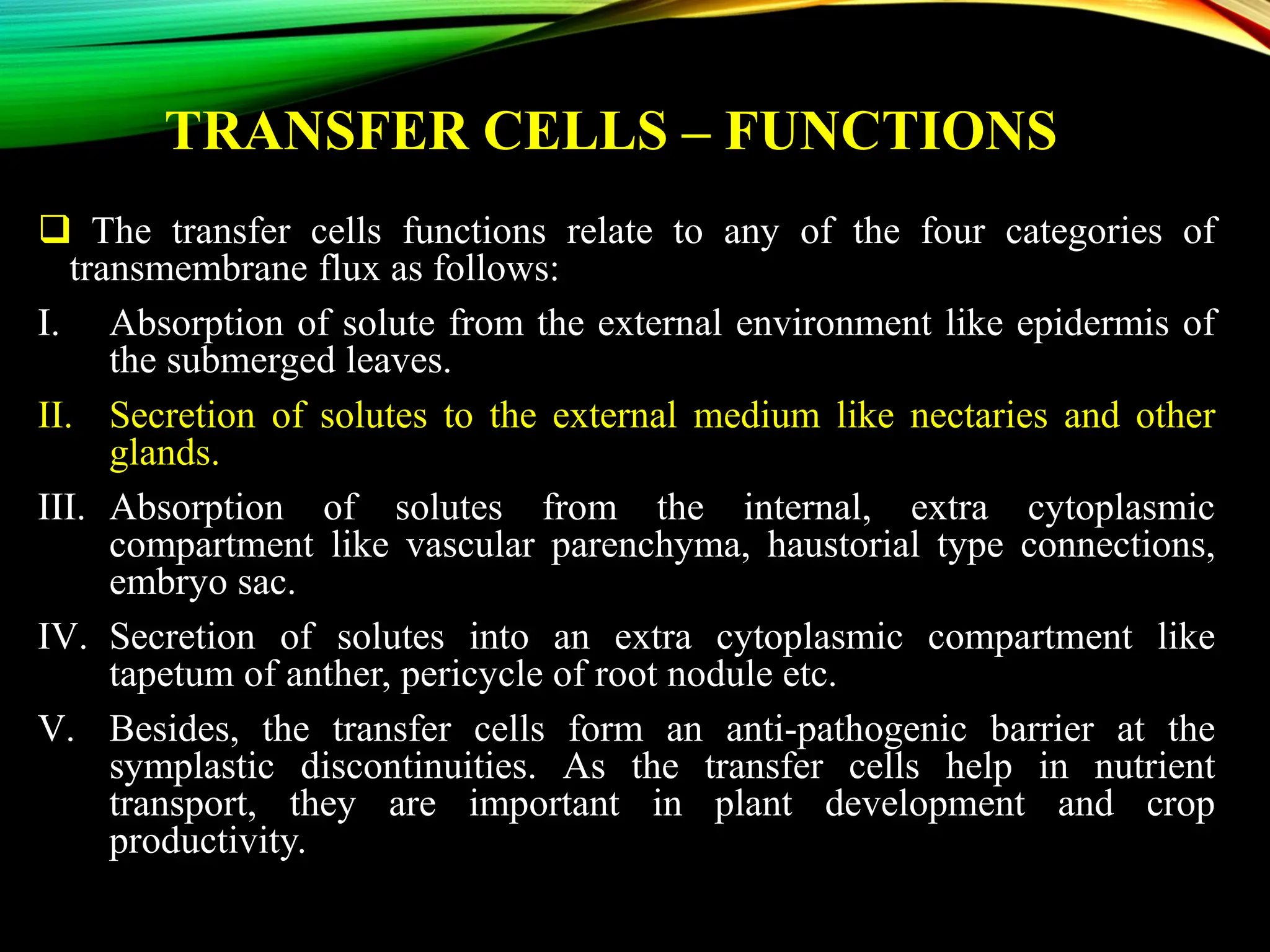 Ingrowth and Transfer Cell.pdf. This ppt. represents the wall ingrowth ...