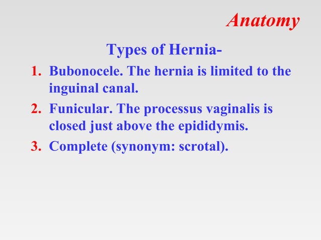 Inguinal Hernia.pptx | Educational Assessment | Education