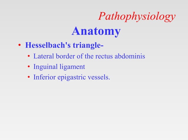 Inguinal Hernia.pptx | Educational Assessment | Education