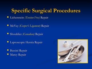 Mcvay Incision Inguinal hernia the lec........... t.ppt