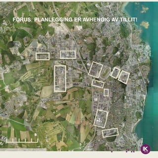 FORUS: PLANLEGGING ER AVHENGIG AV TILLIT!
 