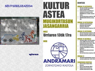 SENTSIBILIZAZIOASENTSIBILIZAZIOA
egitarauaegitaraua
 
