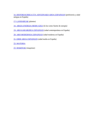 Ingurune 2. zikloa ( 10  12 urte )