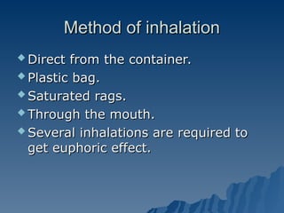 introduction to INHALANTS & their application.ppt