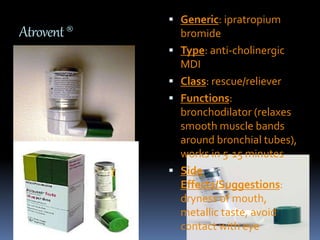 Inhalars for bronchial asthma | PPTX