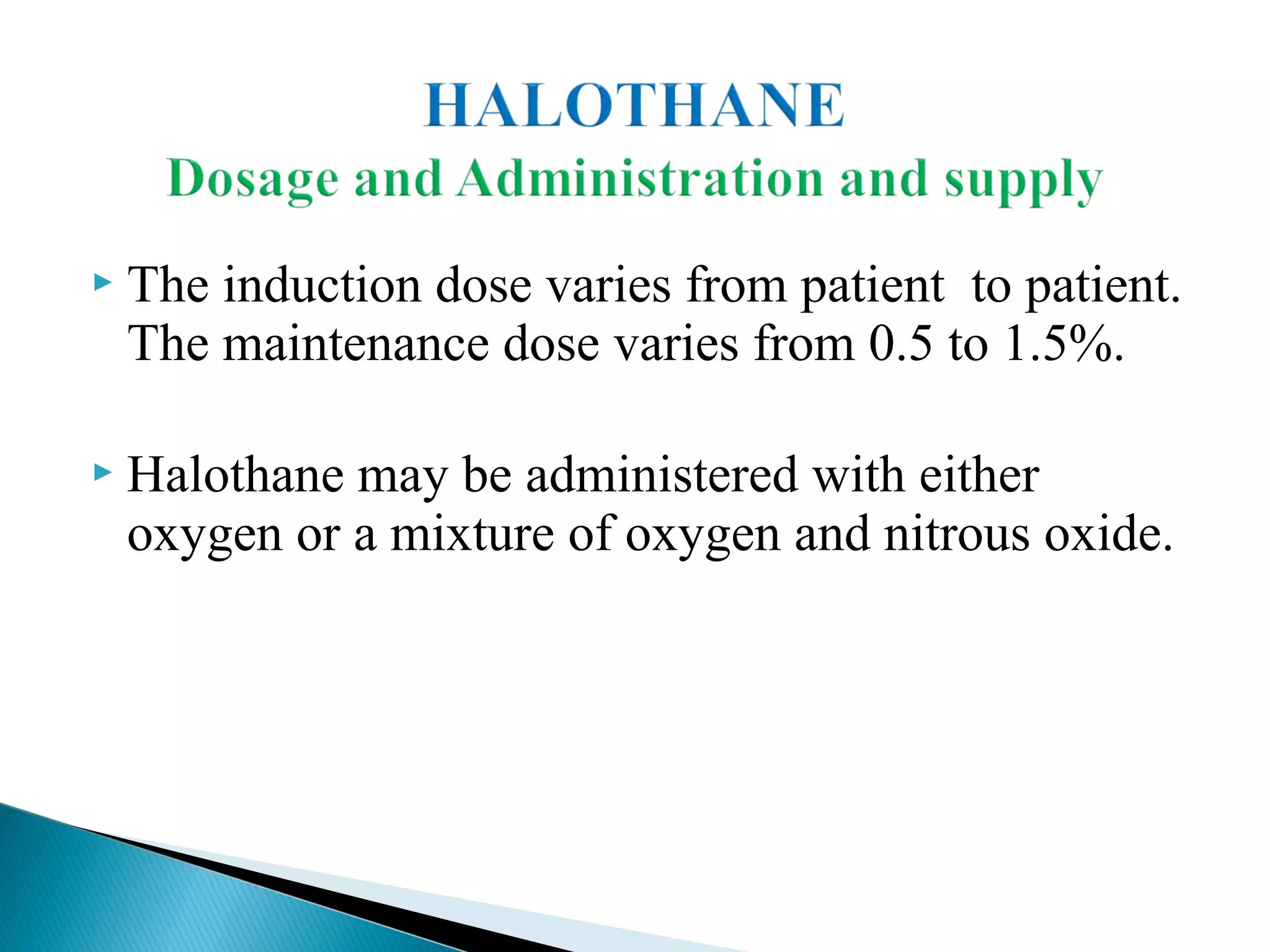 Inhalational Anesthetic Agents | PPT