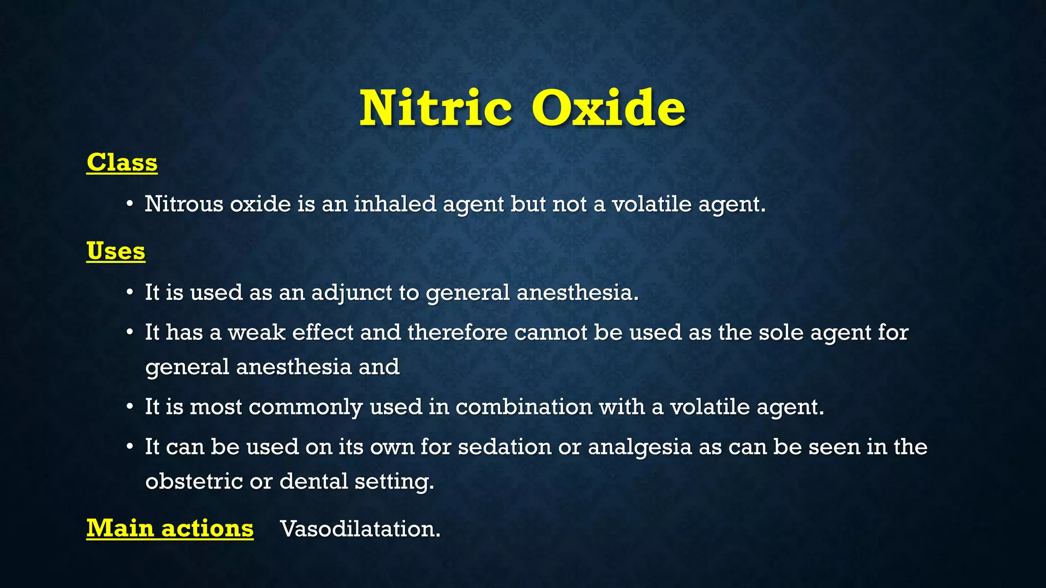 Inhalational Anaesthetic Agents | PDF
