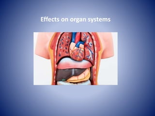 Effects on organ systems
 