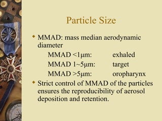 Mmad Calculation Inhalation therapy | PPT