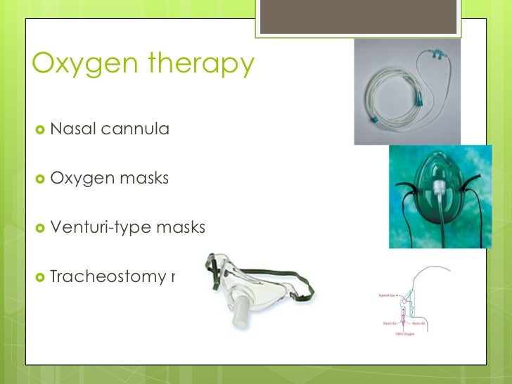 Inhalation therapy Inhalation therapy