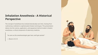 Inhaled General Anaesthesia and History. | PPTX