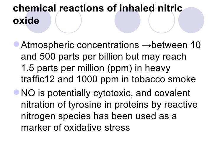 Inhaled nitric oxide therapy in adults
