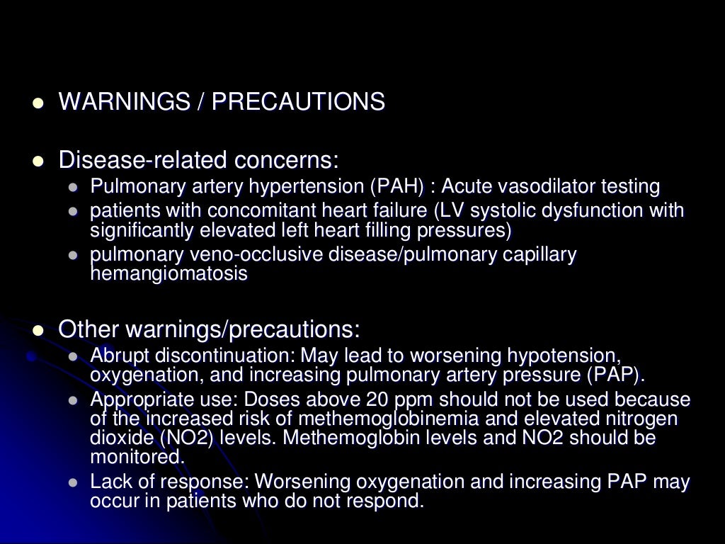 Inhaled Nitric Oxide in Acute Respiratory Distress Syndrome
