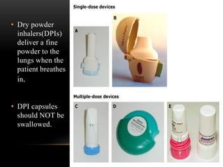 Inhaler therapy | PDF