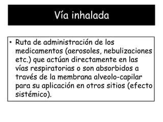 Inhaloterapia | PPTX