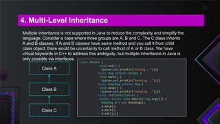 Inheritance in java | PPTX | Programming Languages | Computing