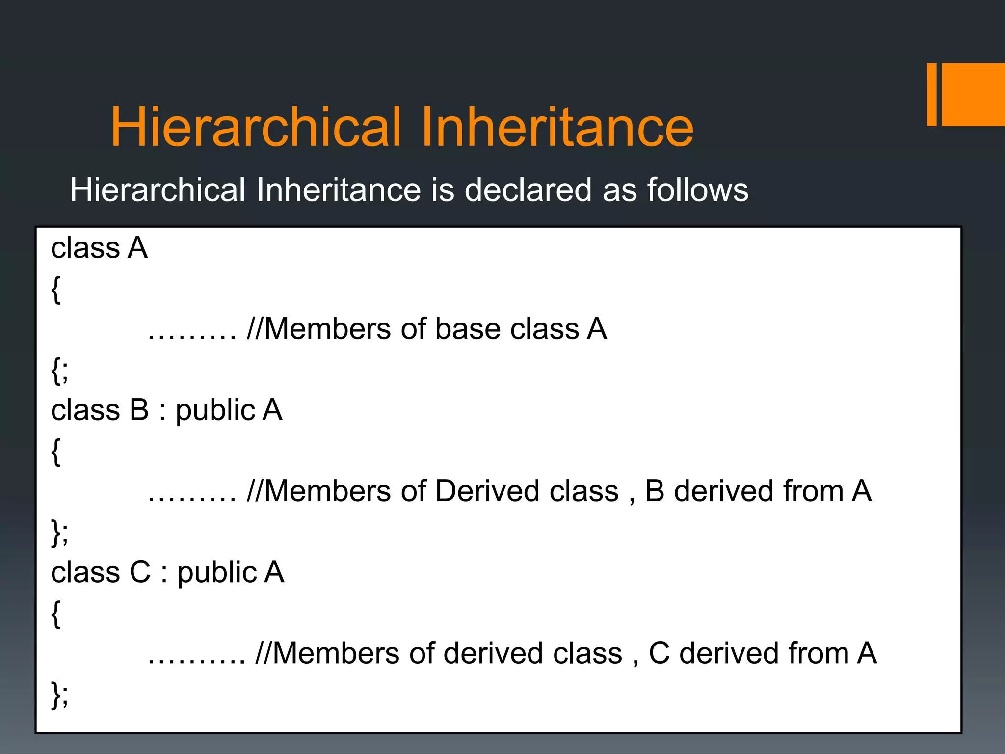 Inheritance in OOPS | PPTX