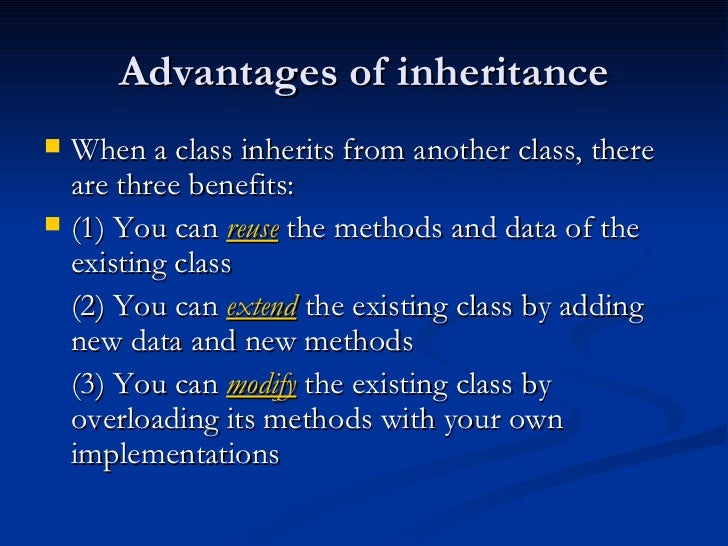Inheritance