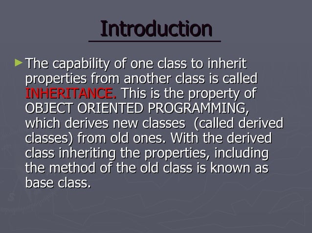 Inheritance | PPT