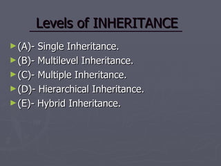 Inheritance | PPT