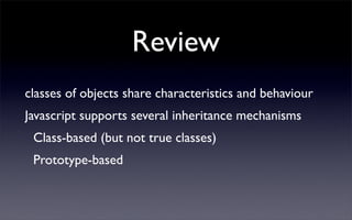 Javascript foundations: Inheritance | PPT