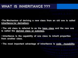 Inheritance in C++ | PPTX