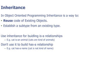 Object Oriented Programming | PPT