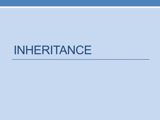 Inheritance | PPT