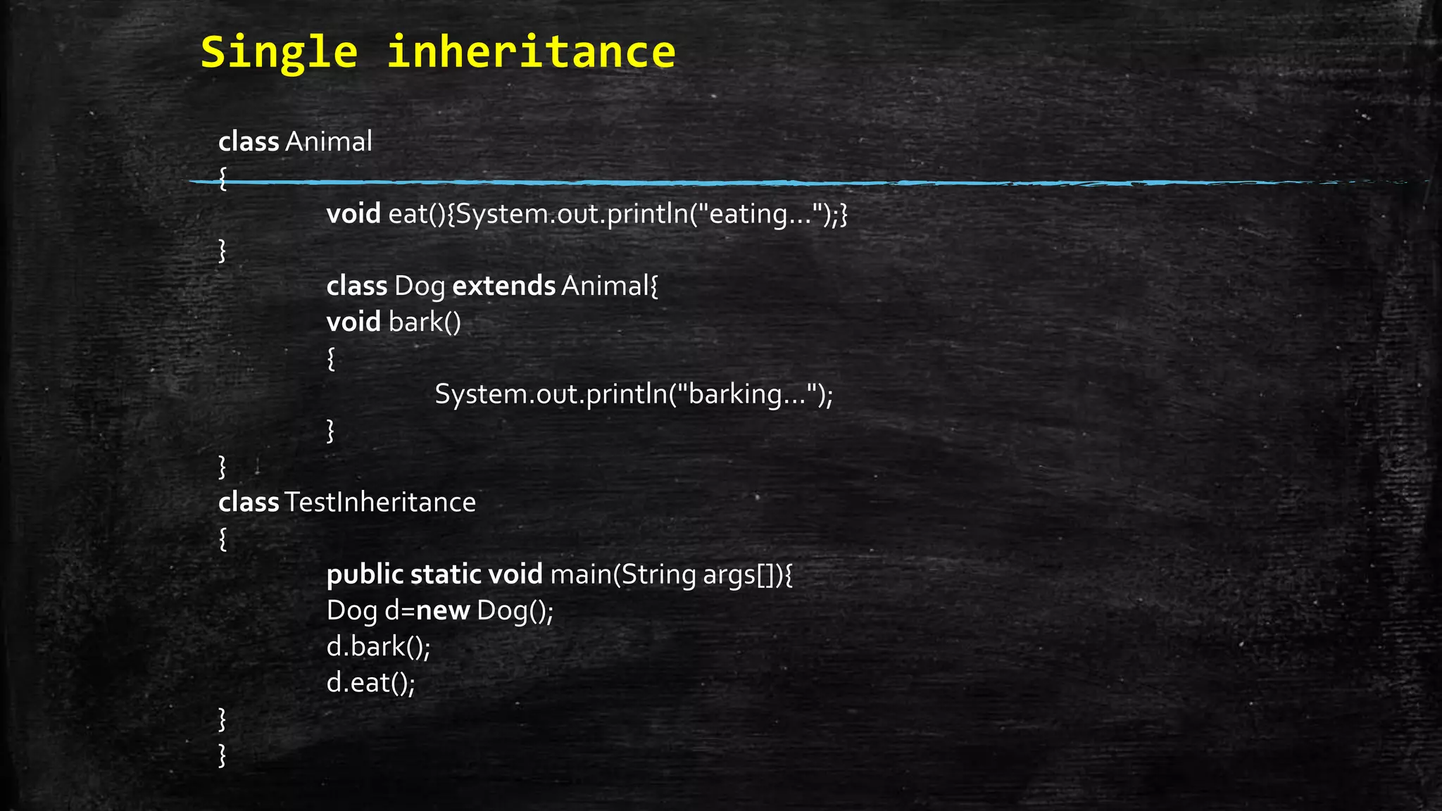 Inheritance in java | PPT