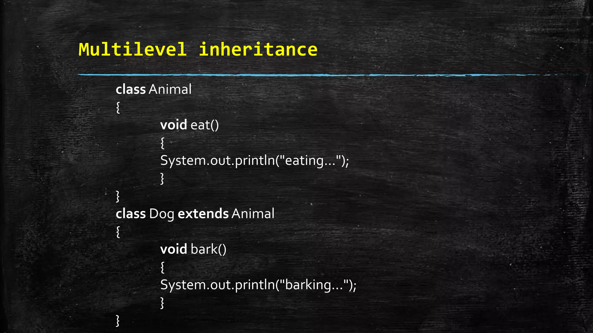 Inheritance in java | PPT