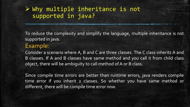 Inheritance in java | PPT