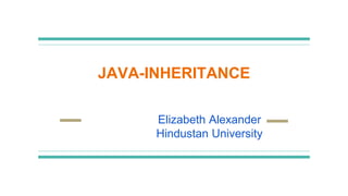 Inheritance in Java | PPT