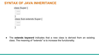 Inheritance in Java | PPT