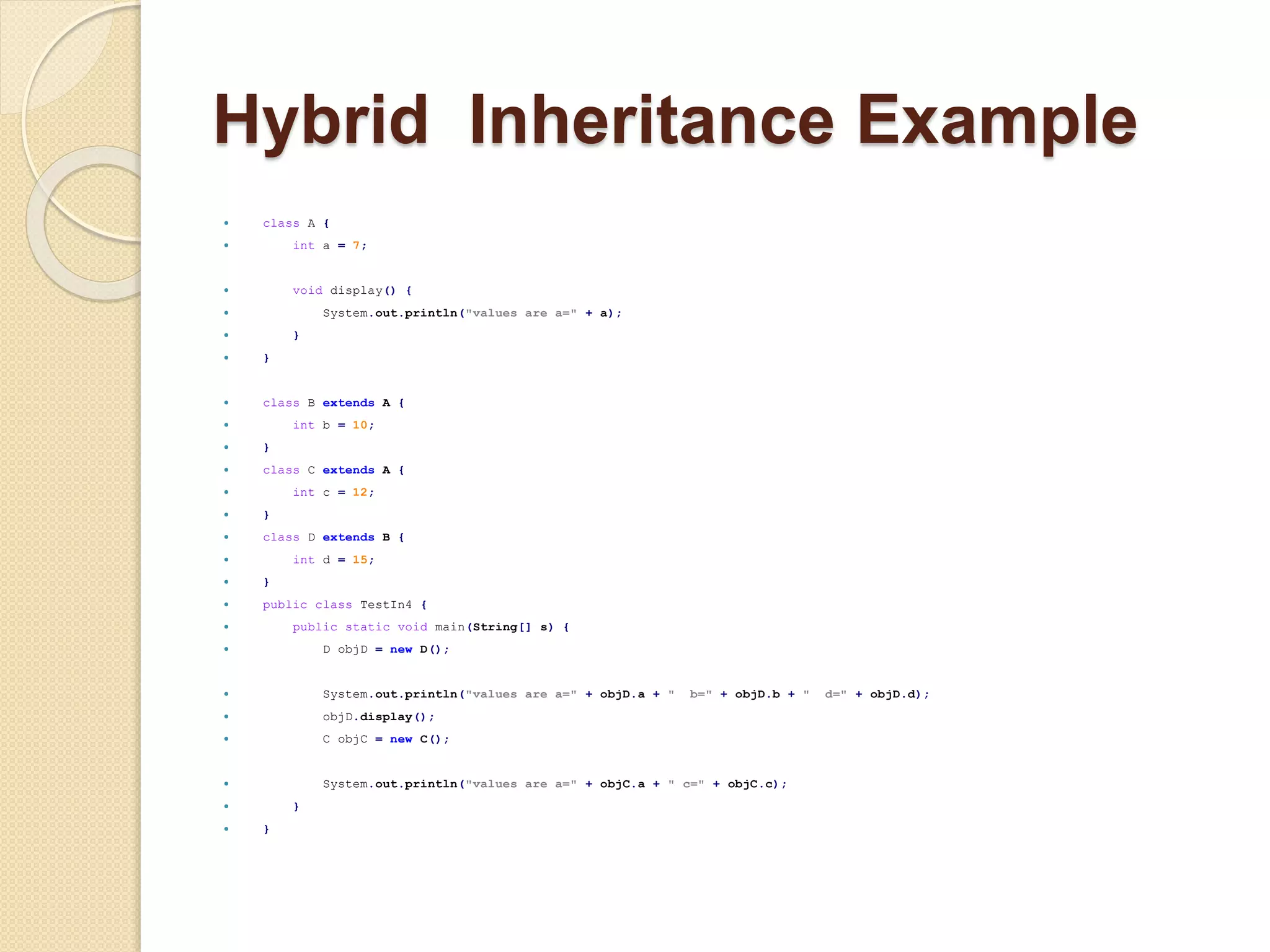 Inheritance In Java | PPTX