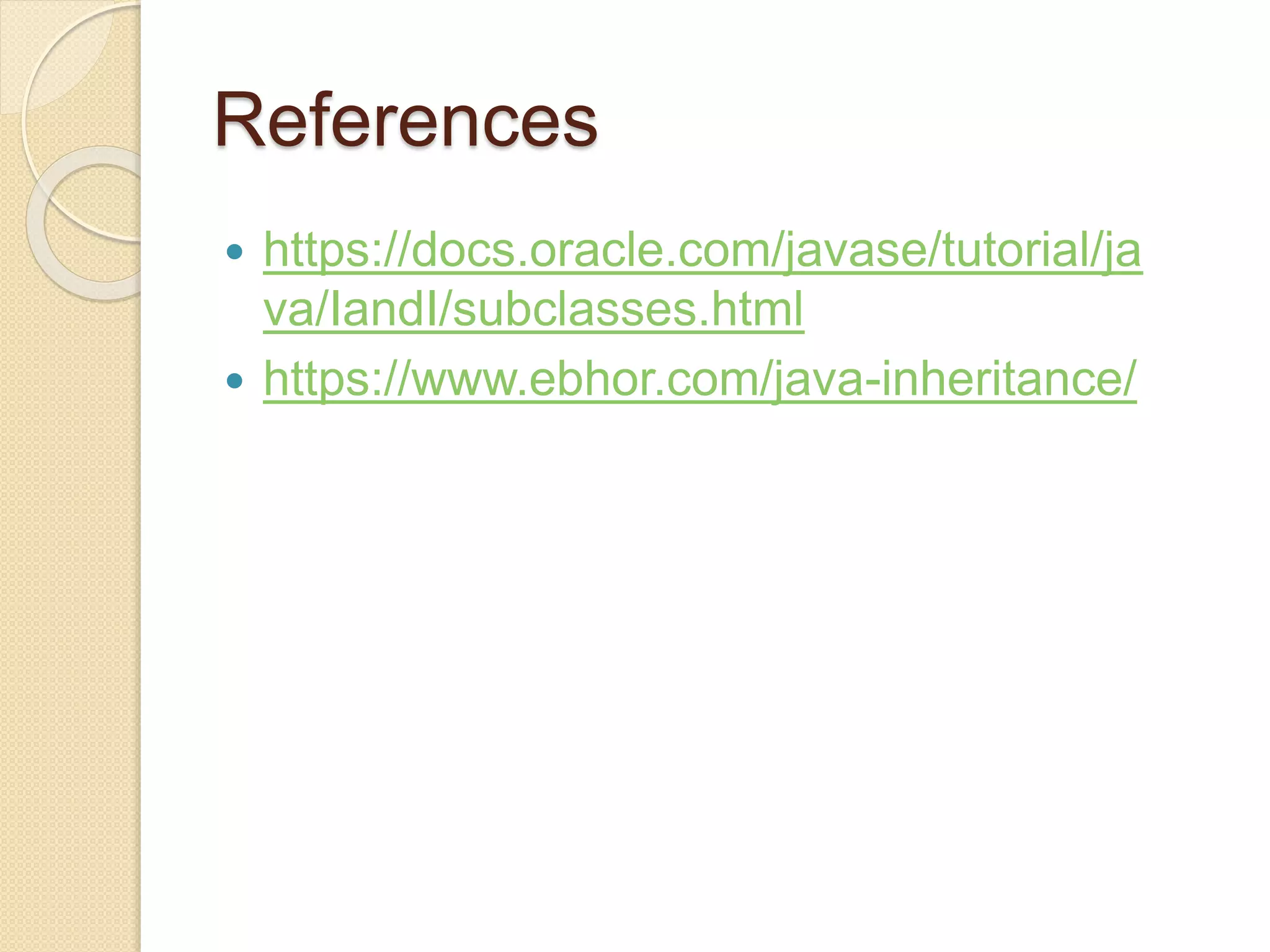 Inheritance In Java | PPTX