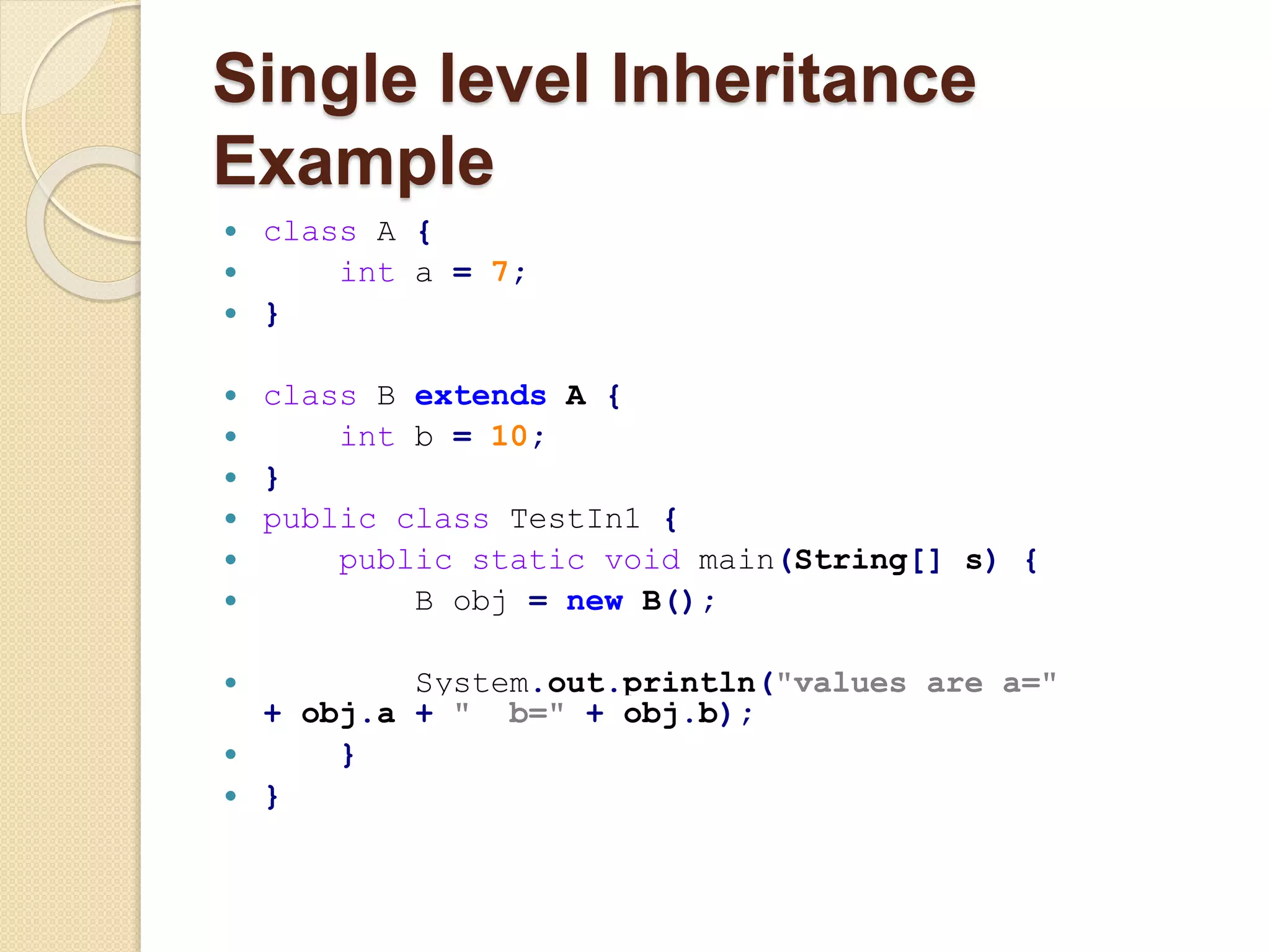Inheritance In Java | PPTX
