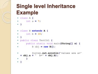 Inheritance In Java | PPT