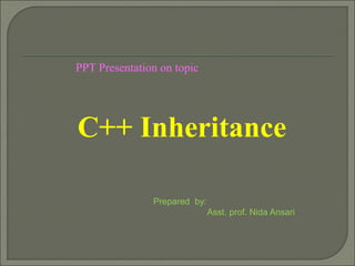 Inheritance and its types explained.ppt