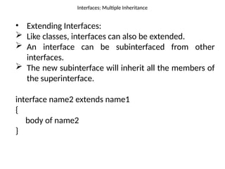 inheritance.pptx OOPS PROGRTAMMING in java | PPTX