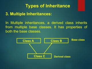 Inheritance and Its Types in C++ (Single, Multiple, Multi Level ...