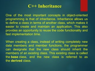 Inheritance and Its Types in C++ (Single, Multiple, Multi Level ...